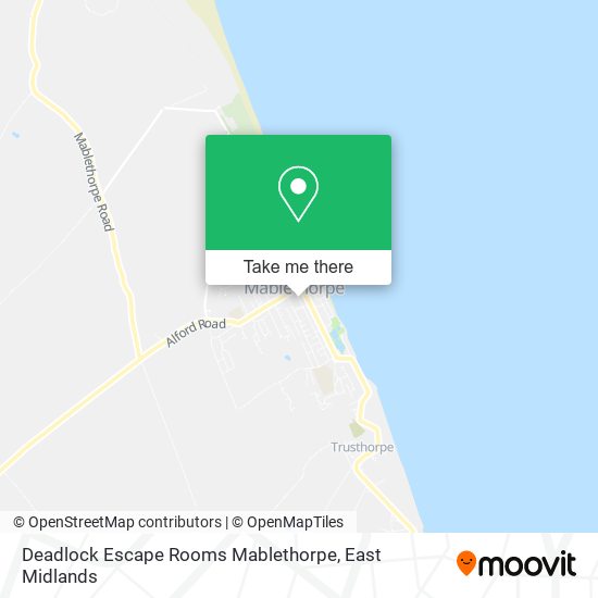 Deadlock Escape Rooms Mablethorpe map