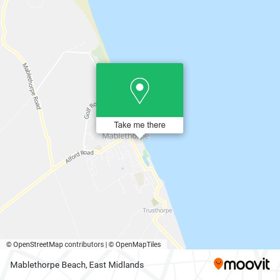 Mablethorpe Beach map