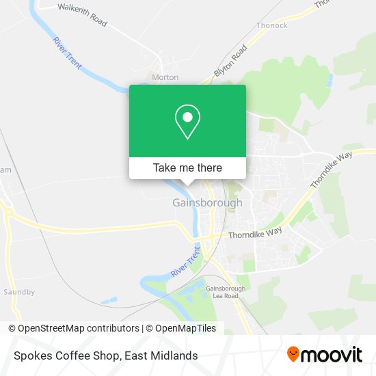 Spokes Coffee Shop map