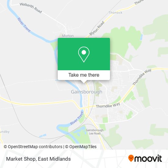 Market Shop map