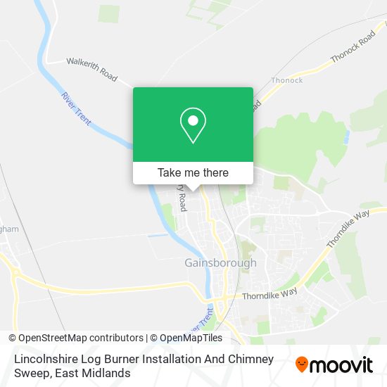 Lincolnshire Log Burner Installation And Chimney Sweep map