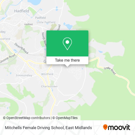 Mitchells Female Driving School map