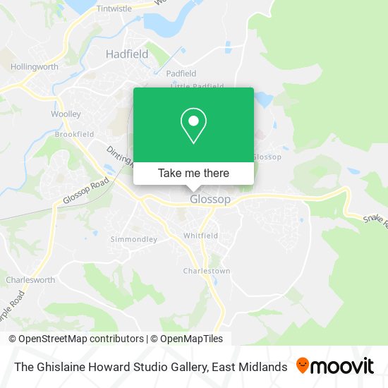 The Ghislaine Howard Studio Gallery map
