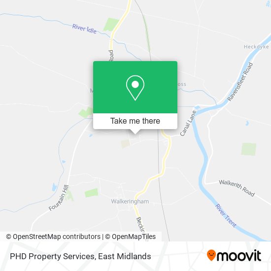 PHD Property Services map