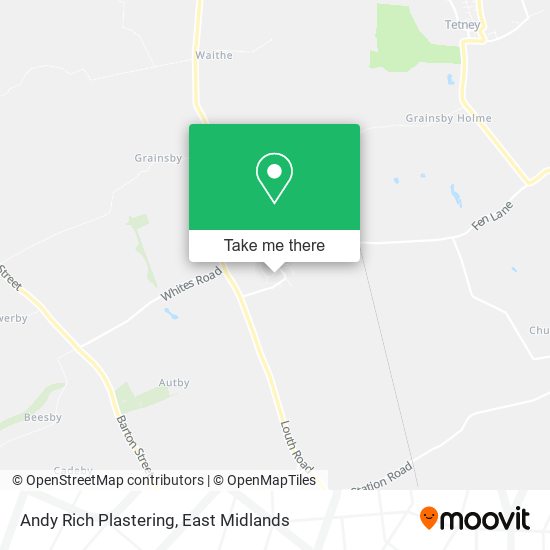 Andy Rich Plastering map