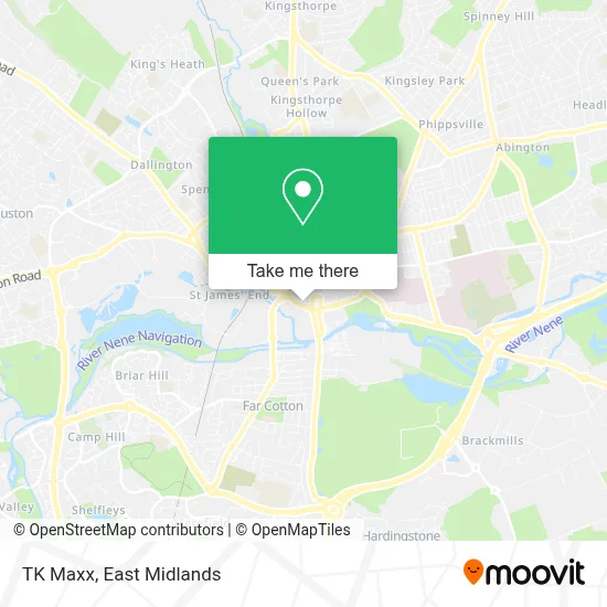 TK Maxx map