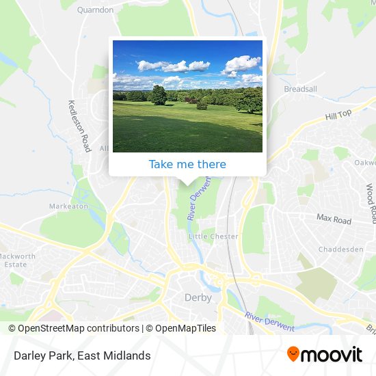 Darley Park map