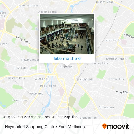 Haymarket Shopping Centre map