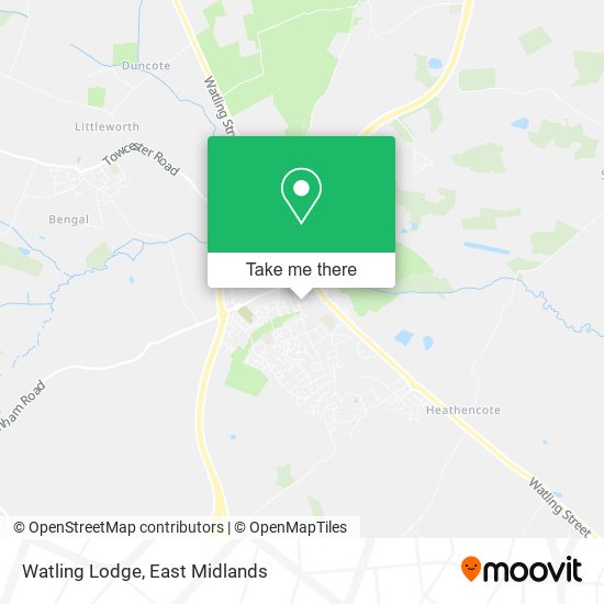 Watling Lodge map