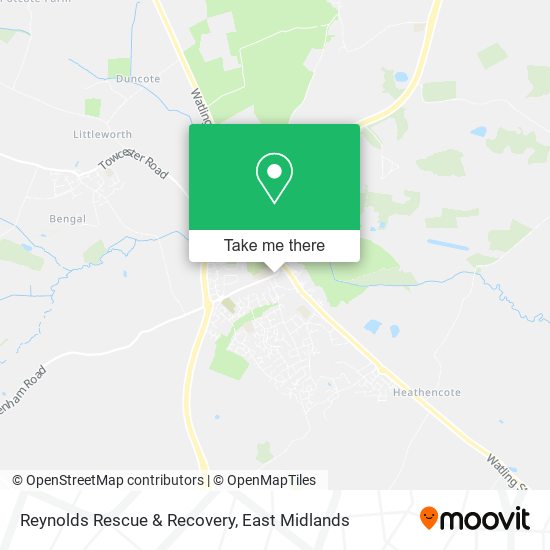 Reynolds Rescue & Recovery map