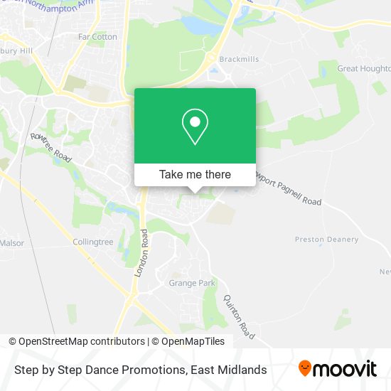 Step by Step Dance Promotions map