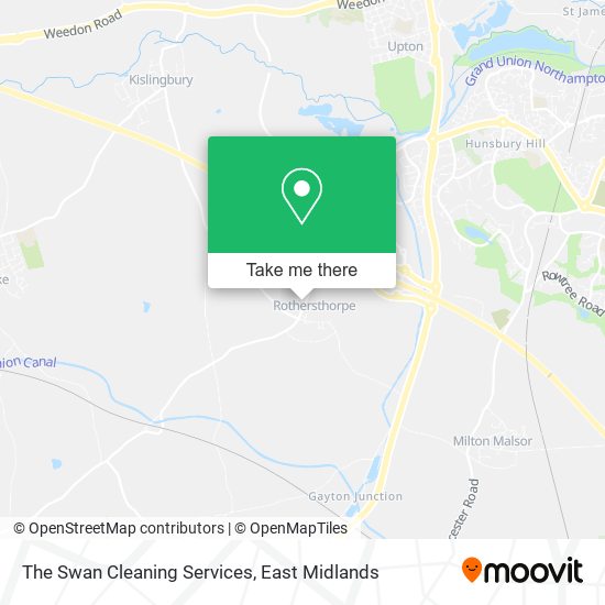 The Swan Cleaning Services map