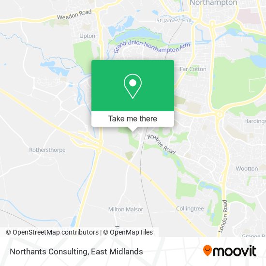 Northants Consulting map