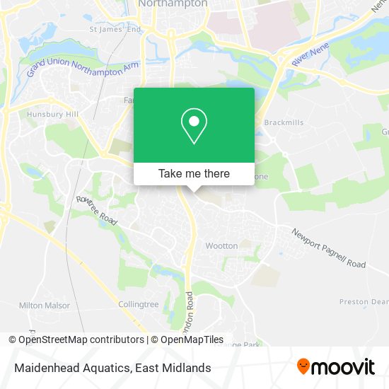 Maidenhead Aquatics map