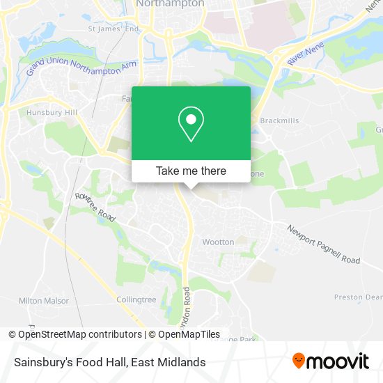 Sainsbury's Food Hall map