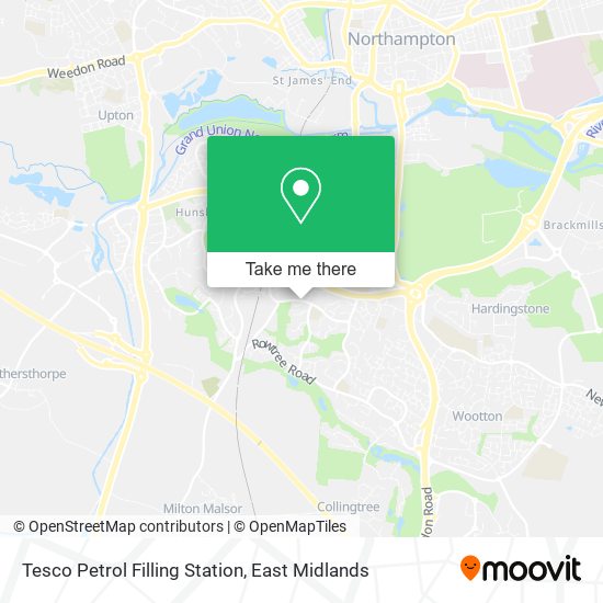 Tesco Petrol Filling Station map