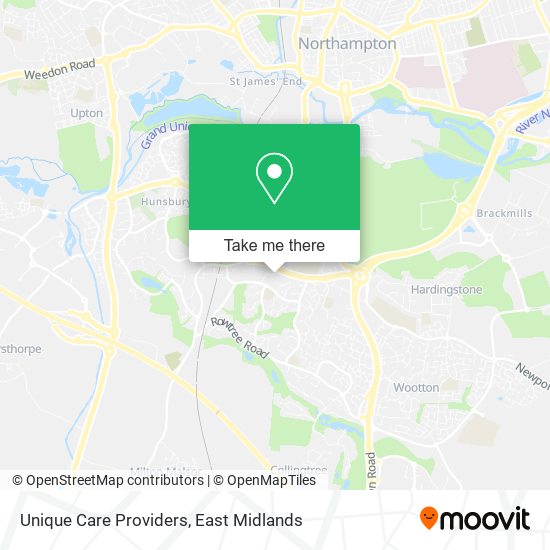 Unique Care Providers map
