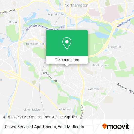 Clawd Serviced Apartments map