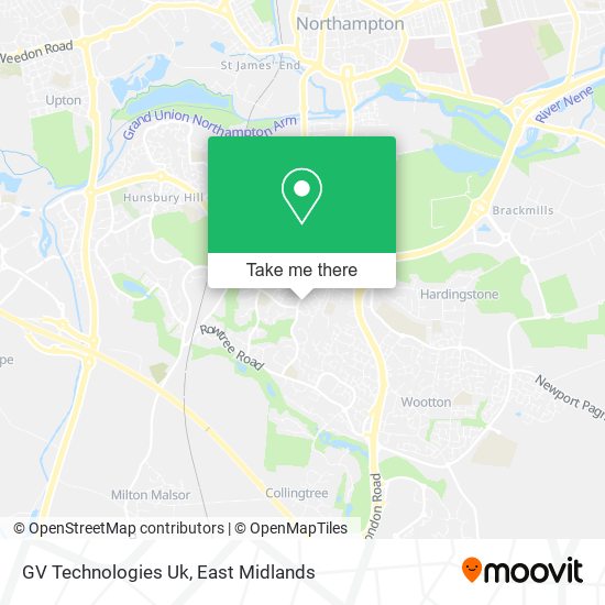 GV Technologies Uk map