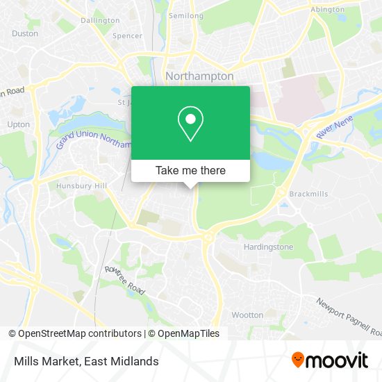 Mills Market map