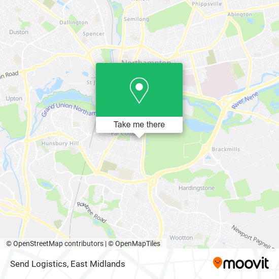 Send Logistics map