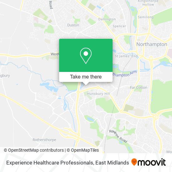 Experience Healthcare Professionals map