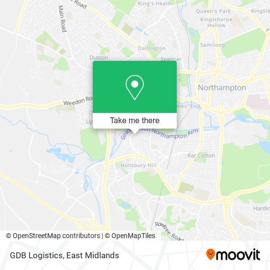 GDB Logistics map