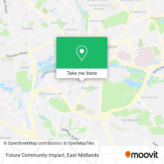 Future Community Impact map