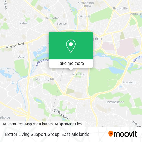 Better Living Support Group map