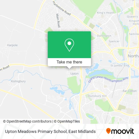 Upton Meadows Primary School map