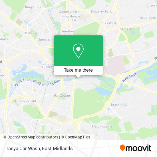 Tanya Car Wash map