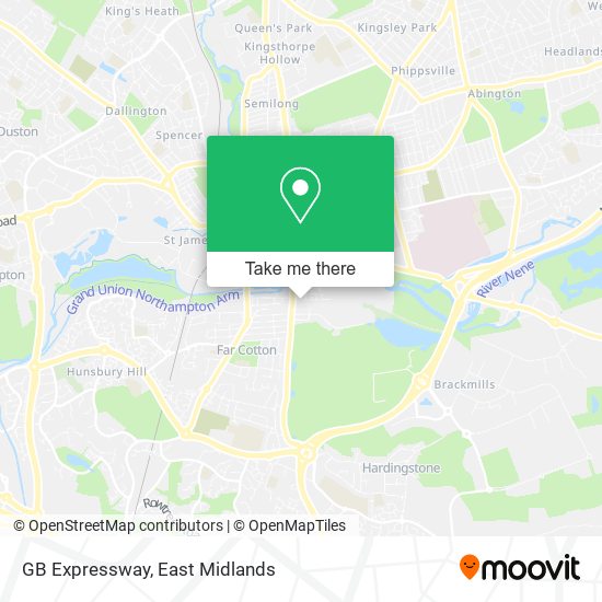 GB Expressway map