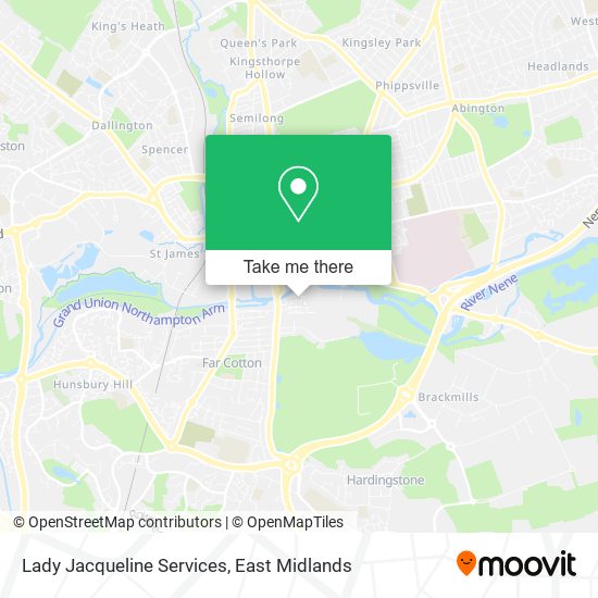 Lady Jacqueline Services map