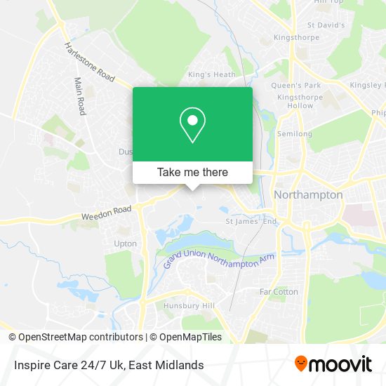 Inspire Care 24/7 Uk map