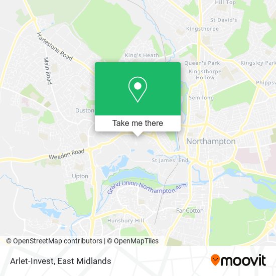 Arlet-Invest map