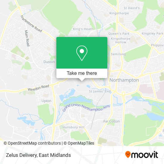 Zelus Delivery map
