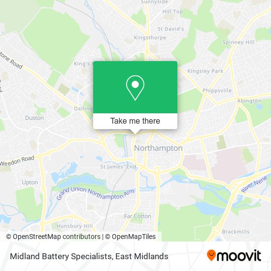 Midland Battery Specialists map