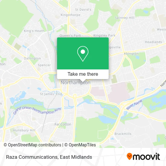 Raza Communications map