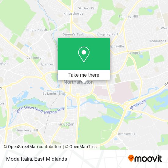 Moda Italia map