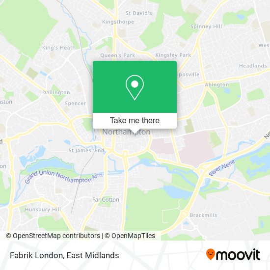 Fabrik London map