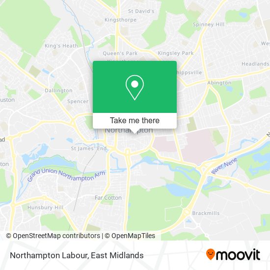Northampton Labour map