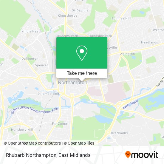 Rhubarb Northampton map