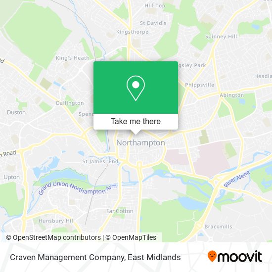 Craven Management Company map