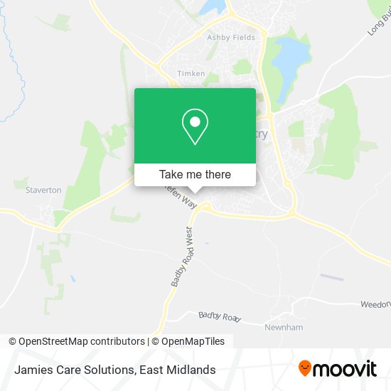 Jamies Care Solutions map