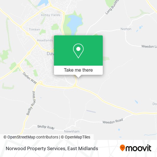 Norwood Property Services map