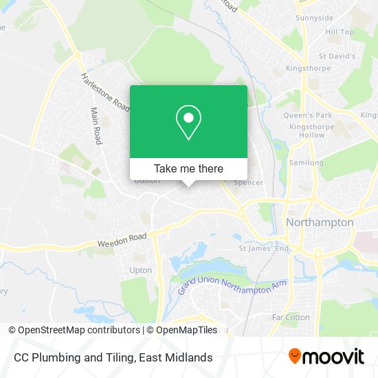 CC Plumbing and Tiling map