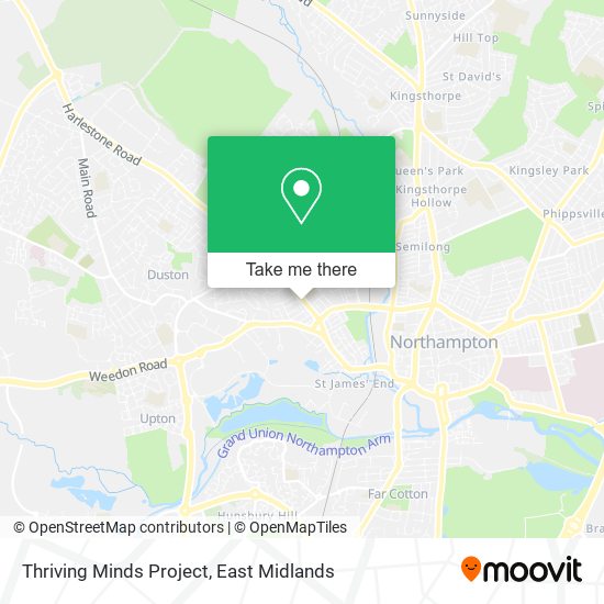 Thriving Minds Project map