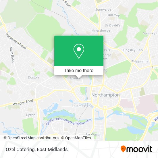 Ozel Catering map