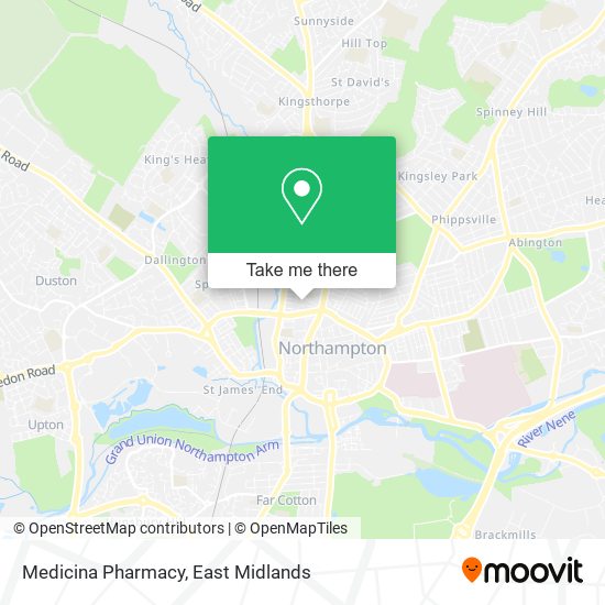 Medicina Pharmacy map