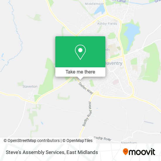 Steve's Assembly Services map